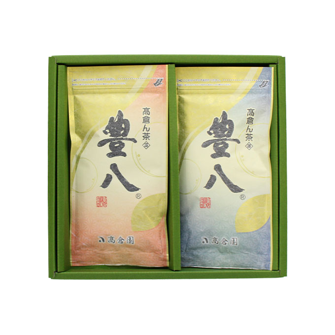 豊八® 平袋【2本 詰合せ】和紙（赤 100g × 1本、青 100g × 1本）