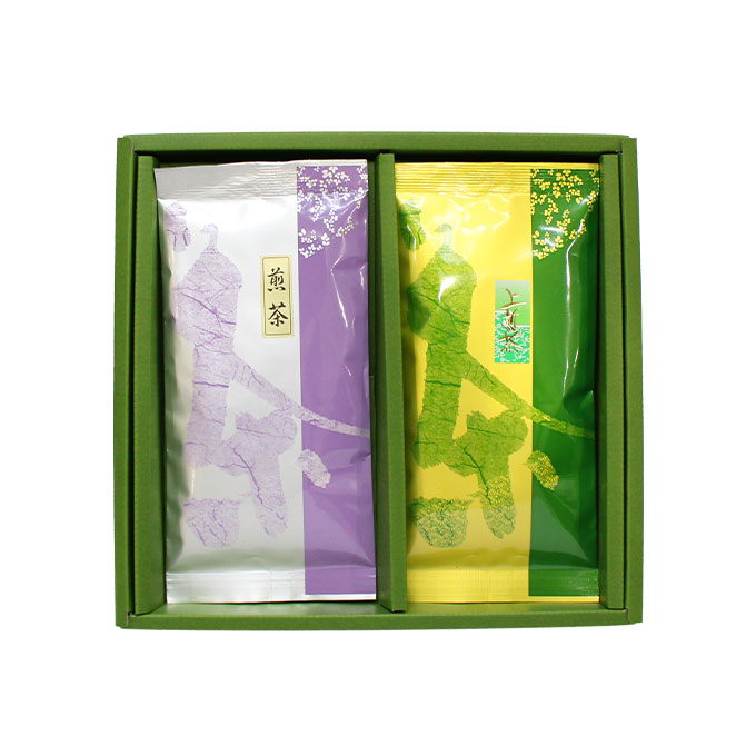 高倉ん茶 平袋【2本 詰合せ】高倉ん茶【煎茶】100g × 1本、【上煎茶】平袋 100g × 1本
